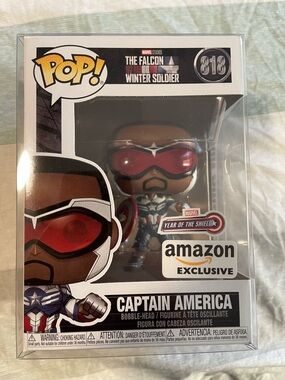 Marvel Captain America Funko Pop — Red, Blue, White